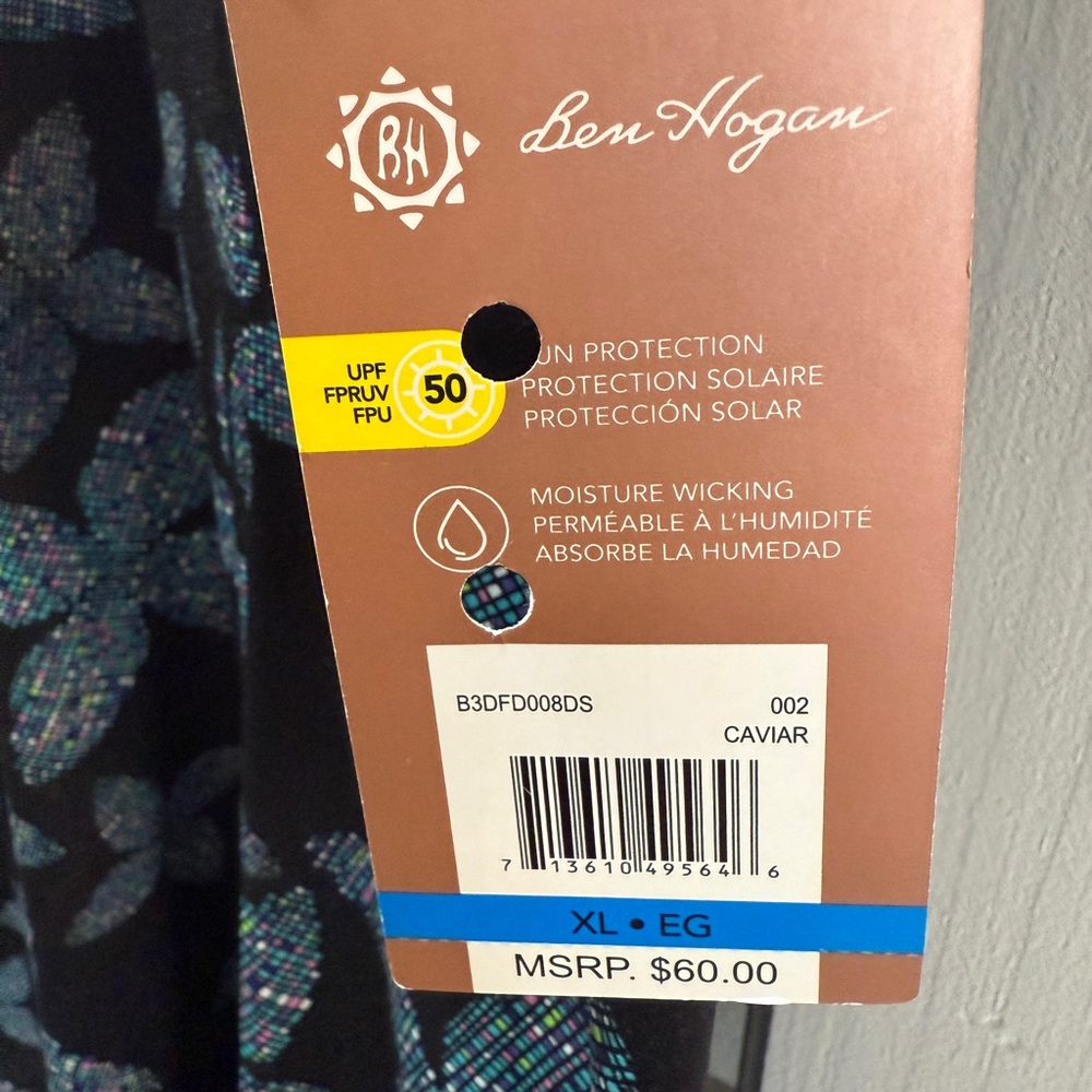 NWT Ben Hogan Women's Pixel Floral Dress - Picture 4 of 9